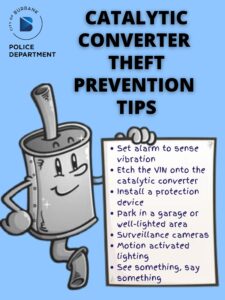 Burbank Catalytic Converter Anti-Theft